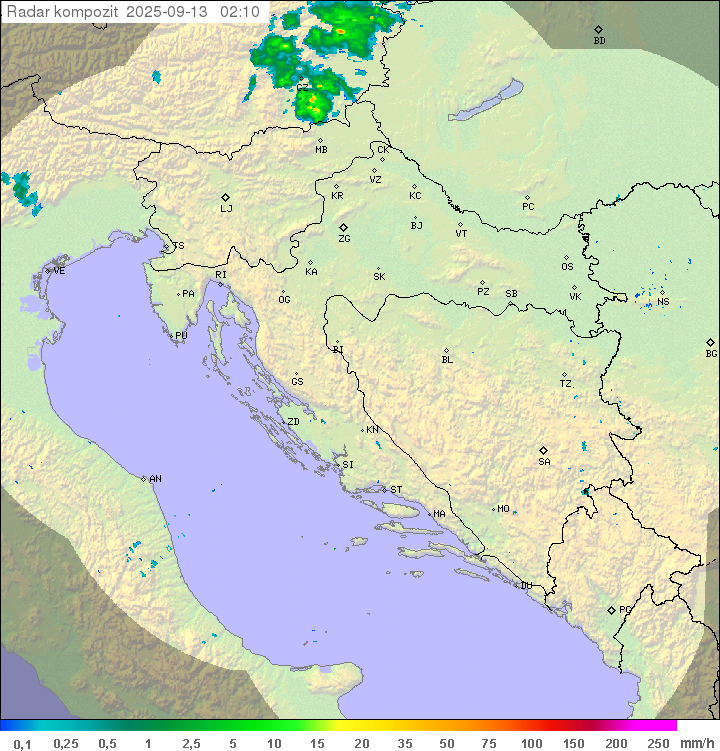 Padavine Hrvaška