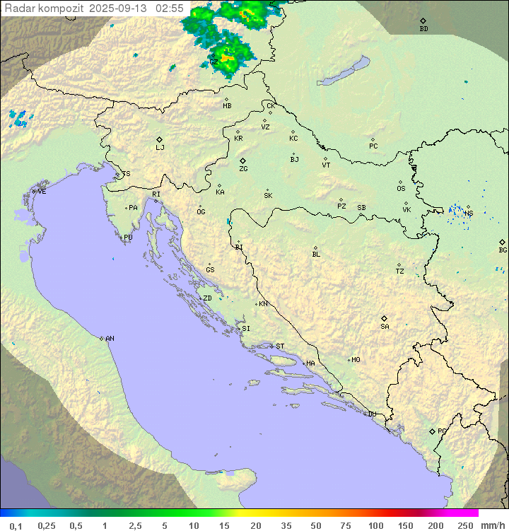 Padavine Hrvaška