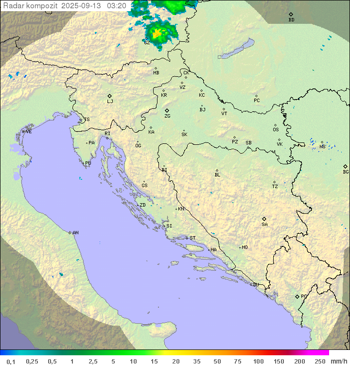 Padavine Hrvaška