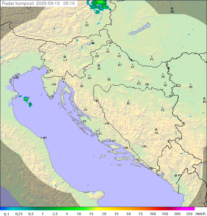 Padavine Hrvaška