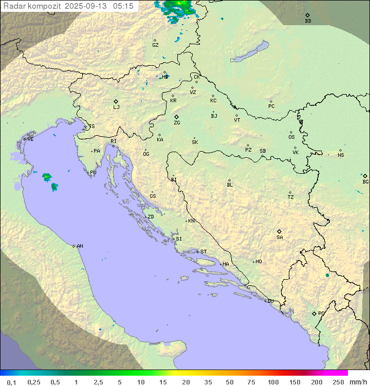 Padavine Hrvaška