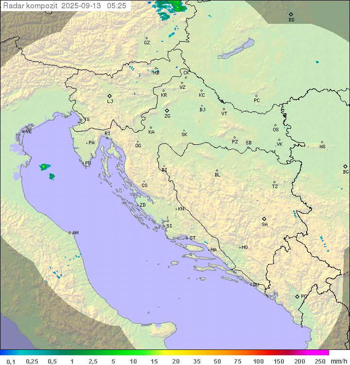 Padavine Hrvaška
