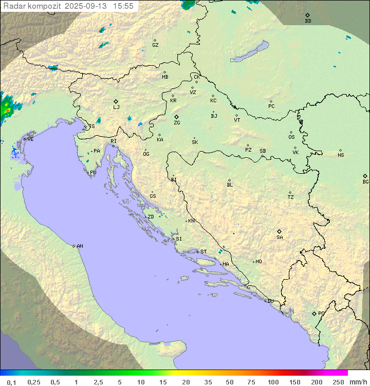 Padavine Hrvaška