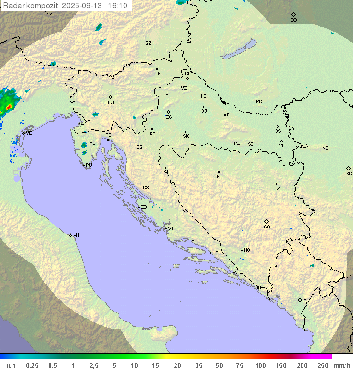 Padavine Hrvaška