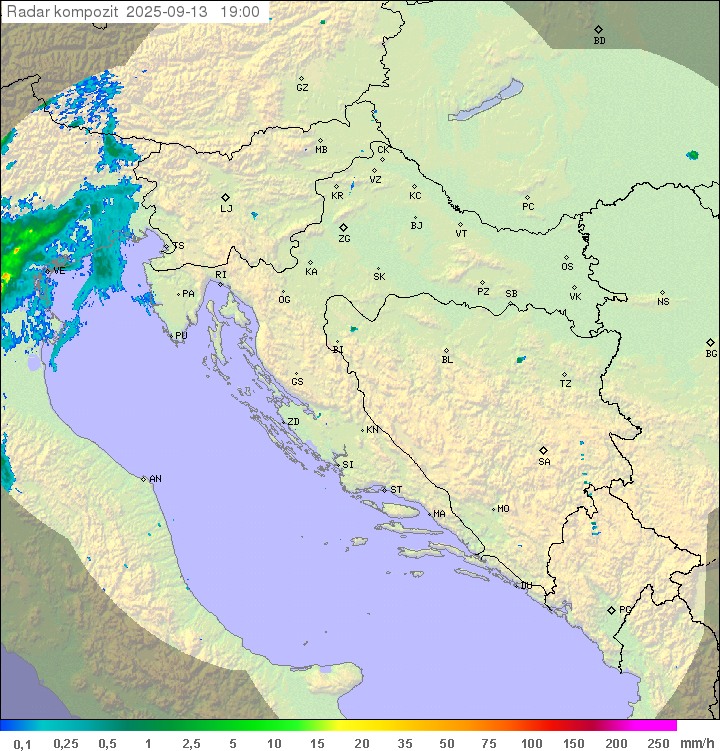 Padavine Hrvaška