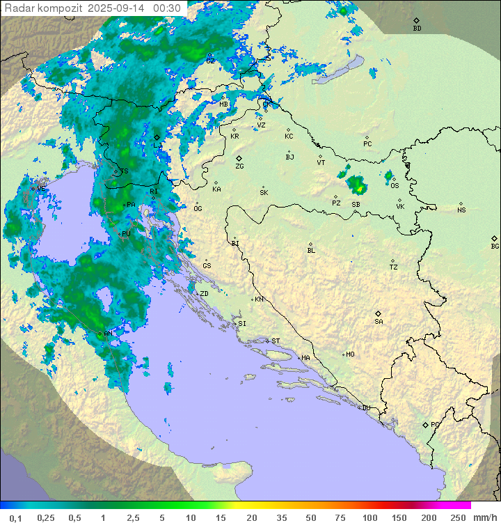 Padavine Hrvaška
