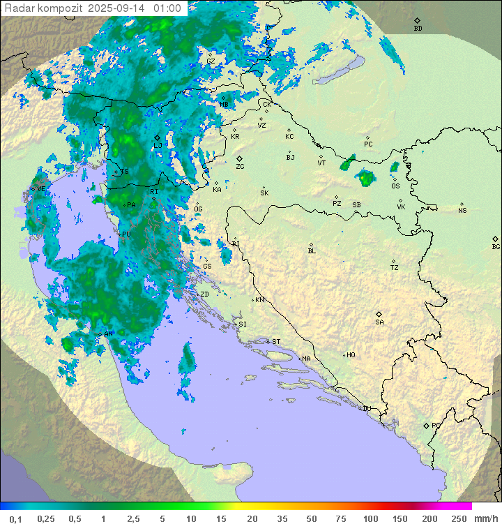 Padavine Hrvaška