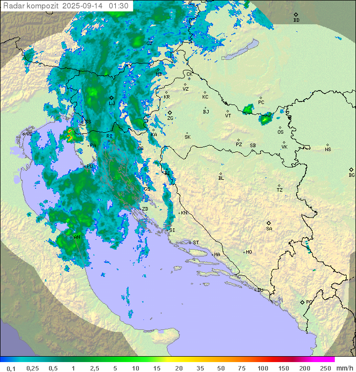 Padavine Hrvaška
