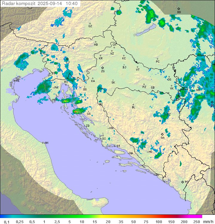 Padavine Hrvaška