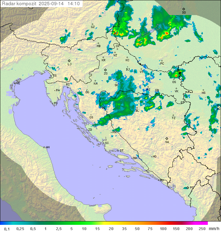 Padavine Hrvaška