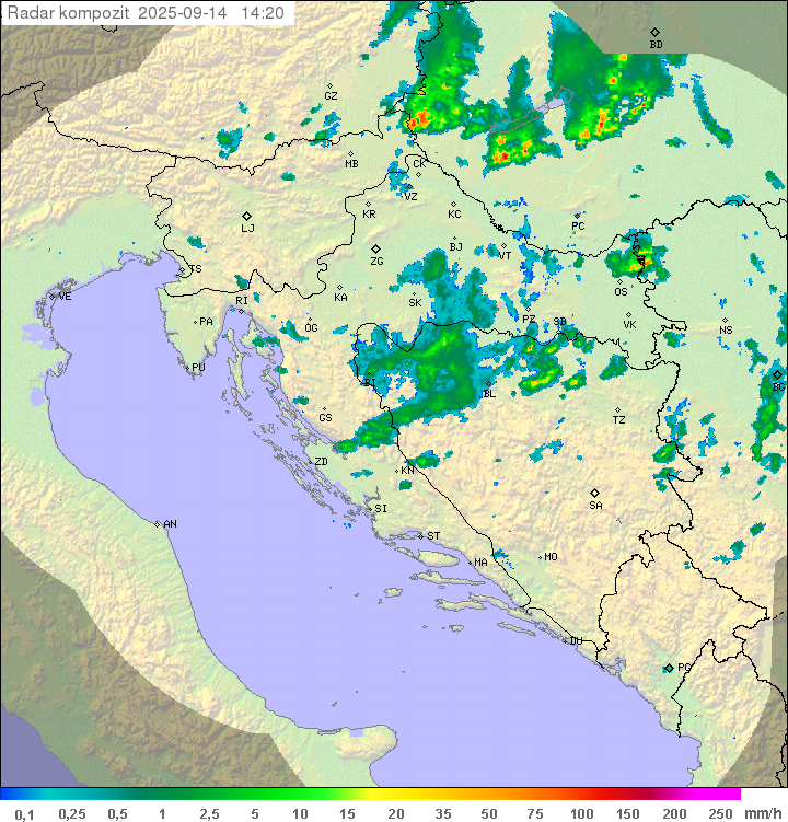 Padavine Hrvaška