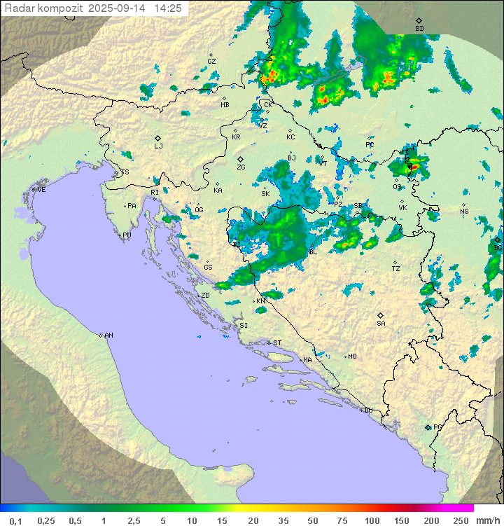 Padavine Hrvaška