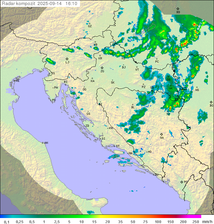 Padavine Hrvaška