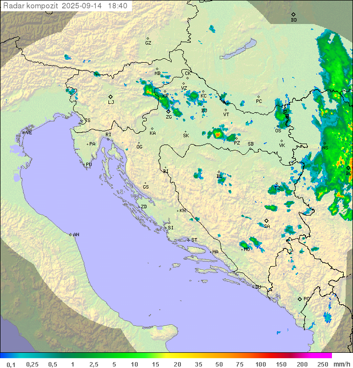 Padavine Hrvaška