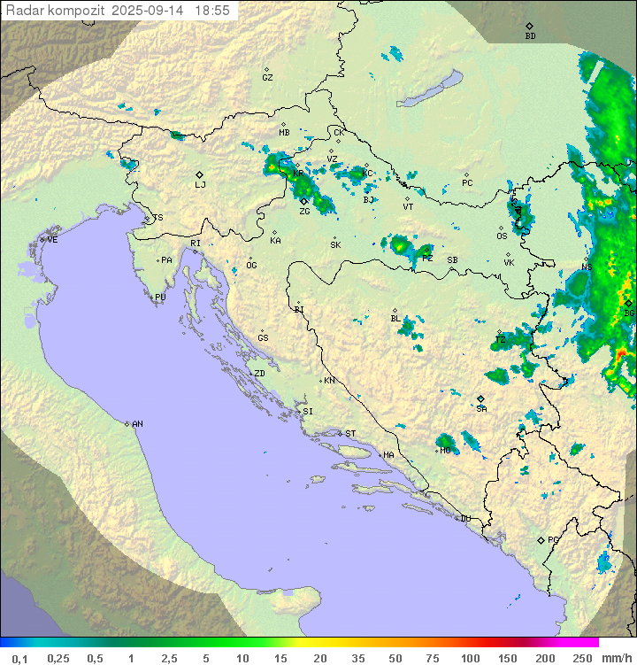 Padavine Hrvaška