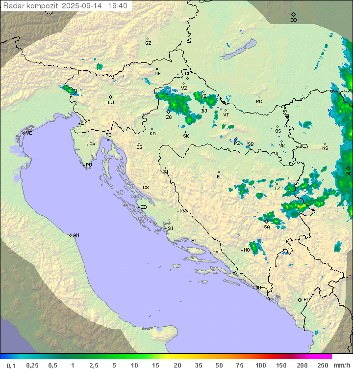 Padavine Hrvaška
