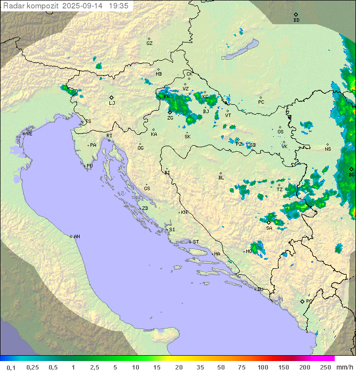 Padavine Hrvaška