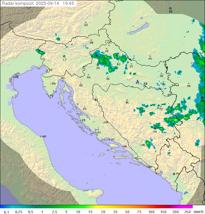 Padavine Hrvaška