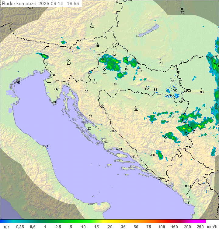Padavine Hrvaška