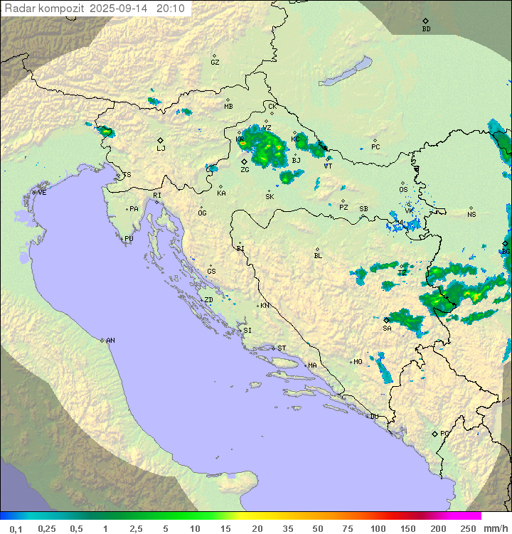 Padavine Hrvaška