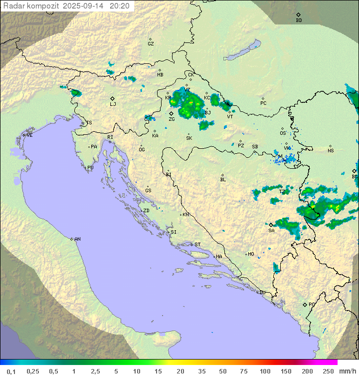 Padavine Hrvaška