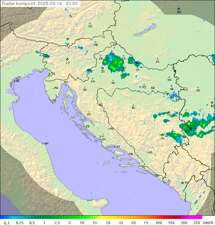 Padavine Hrvaška