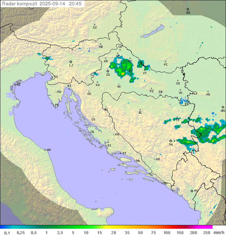 Padavine Hrvaška