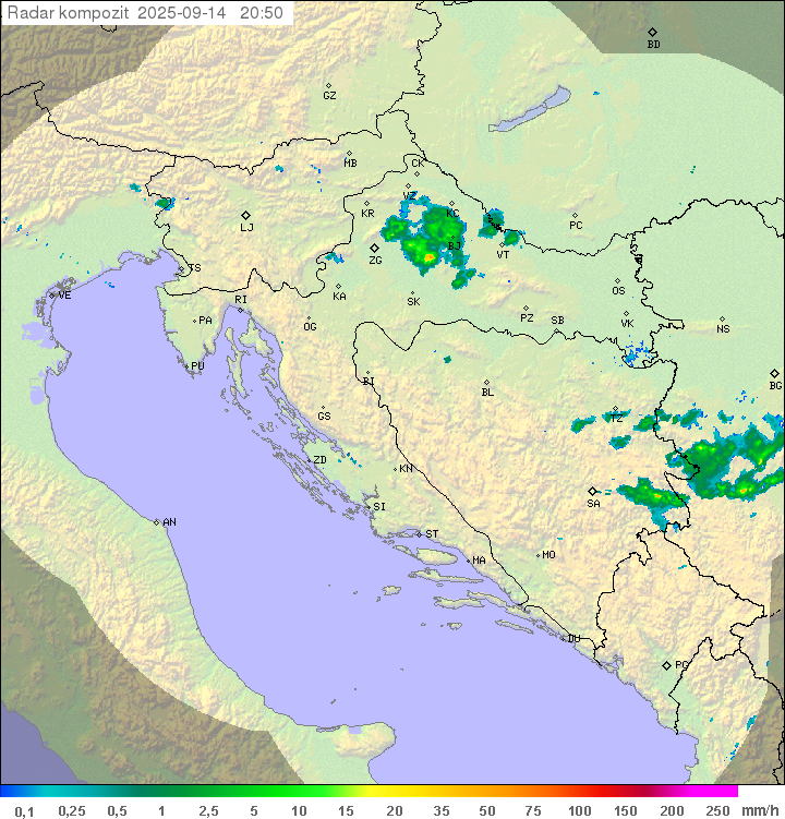 Padavine Hrvaška