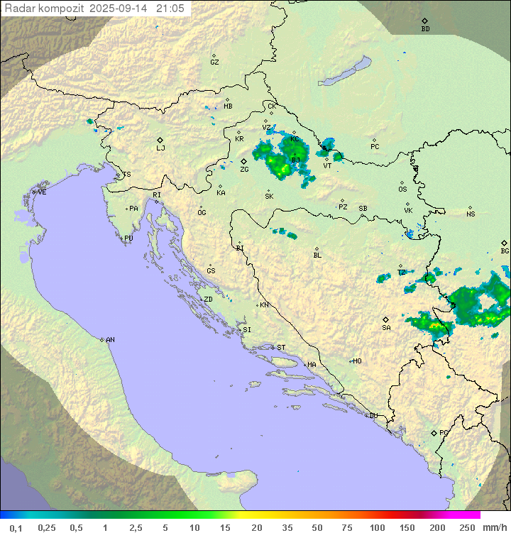 Padavine Hrvaška
