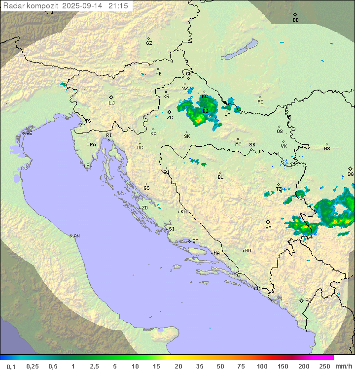 Padavine Hrvaška