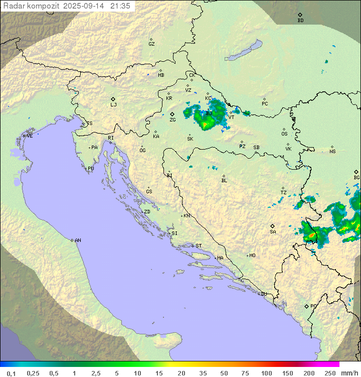 Padavine Hrvaška