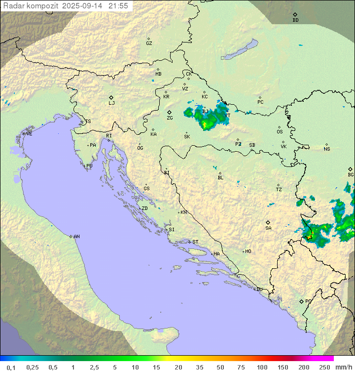 Padavine Hrvaška