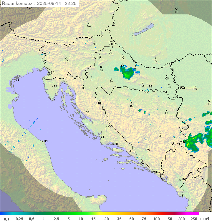 Padavine Hrvaška