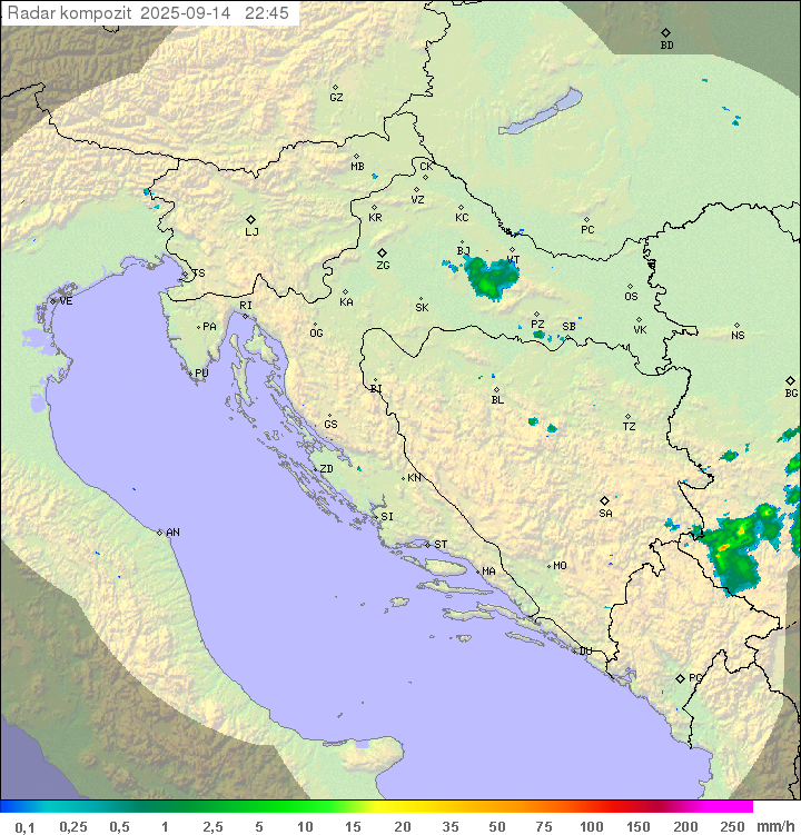 Padavine Hrvaška