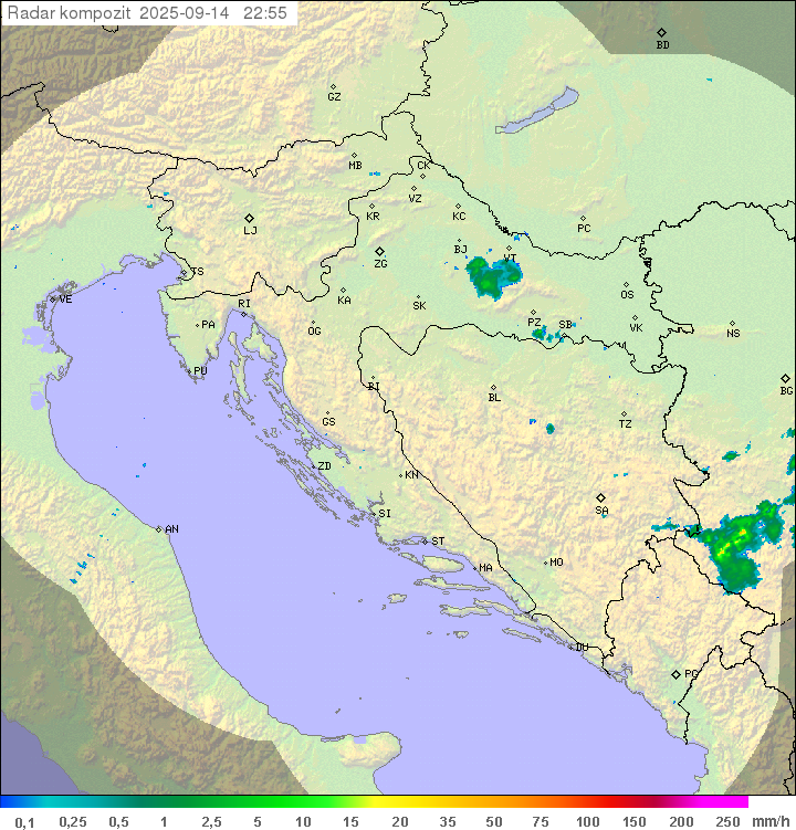 Padavine Hrvaška