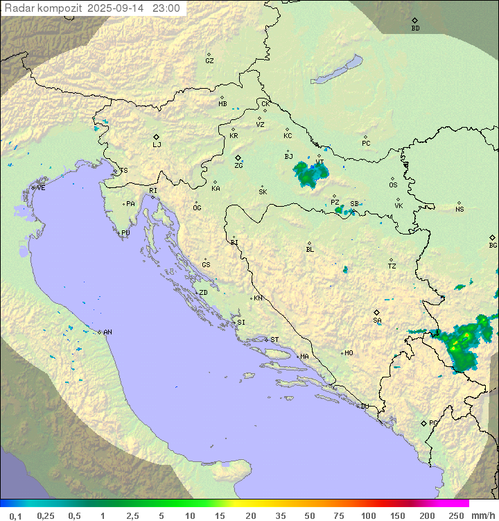 Padavine Hrvaška