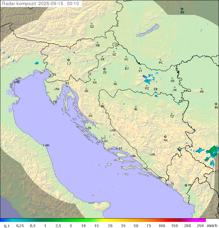Padavine Hrvaška