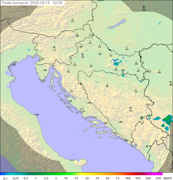 Padavine Hrvaška