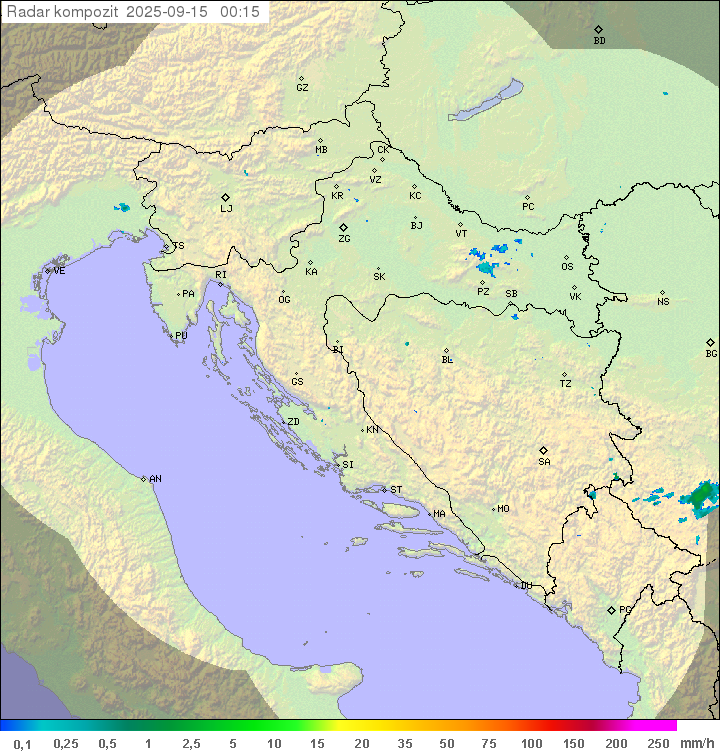 Padavine Hrvaška