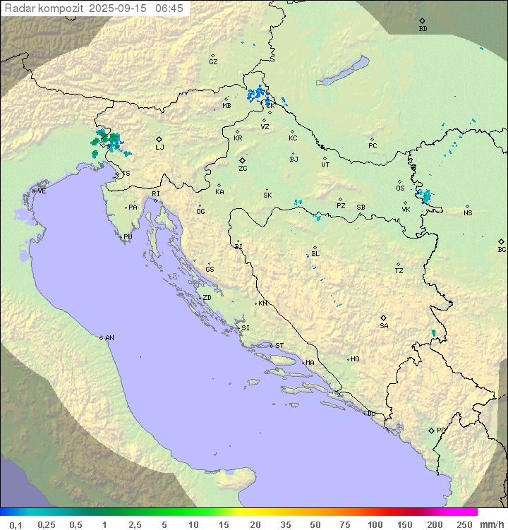Padavine Hrvaška