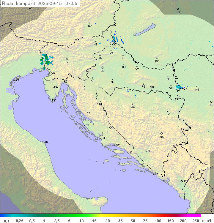 Padavine Hrvaška