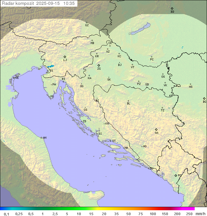 Padavine Hrvaška