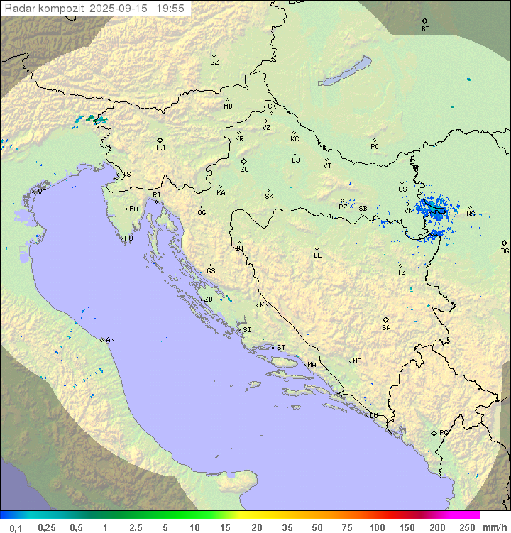 Padavine Hrvaška
