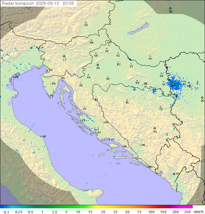 Padavine Hrvaška
