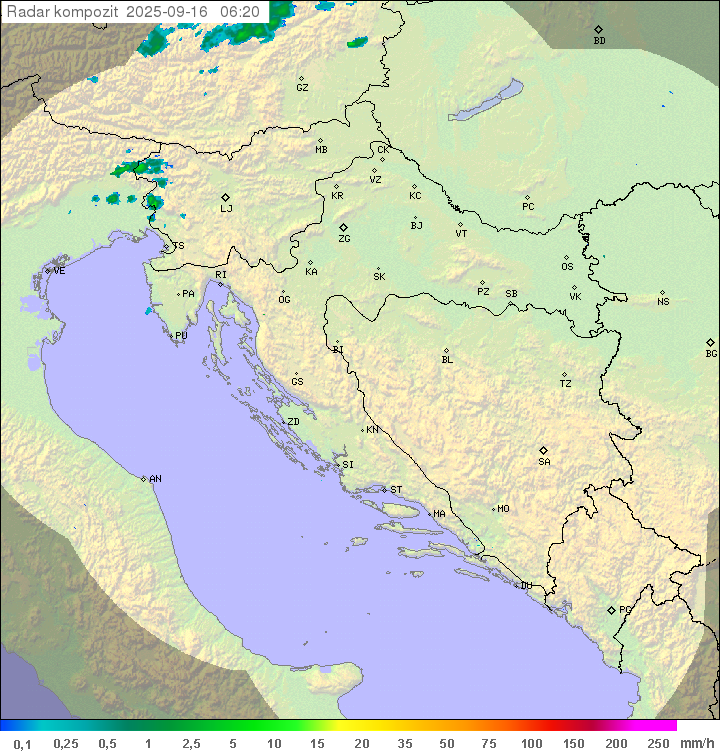 Padavine Hrvaška