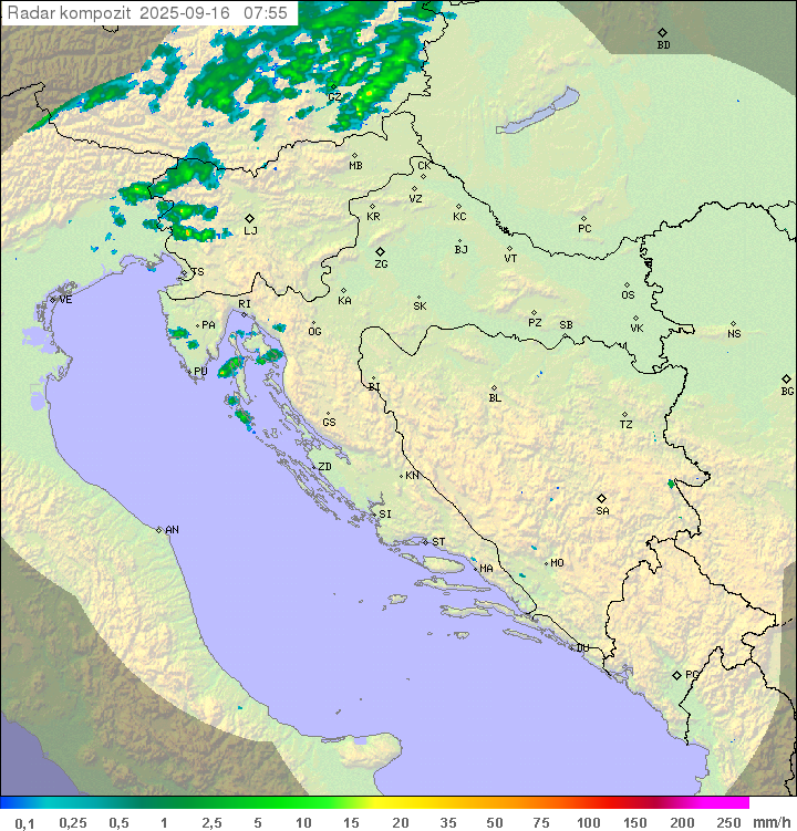 Padavine Hrvaška