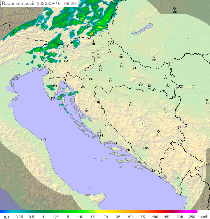Padavine Hrvaška