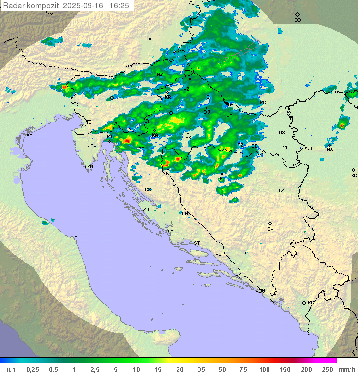 Padavine Hrvaška