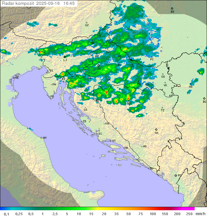 Padavine Hrvaška