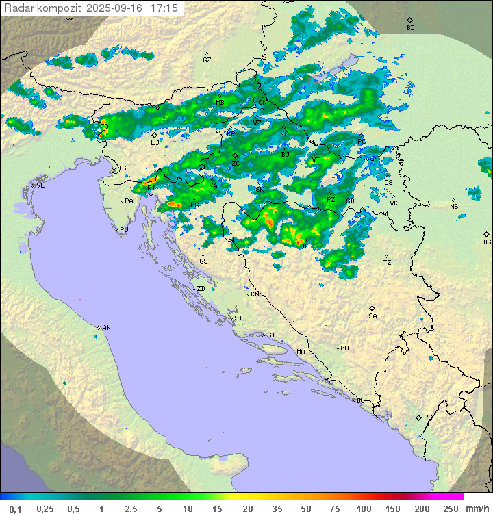 Padavine Hrvaška